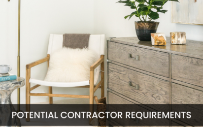 Contractor Requirements – What to Expect from a Potential Contractor